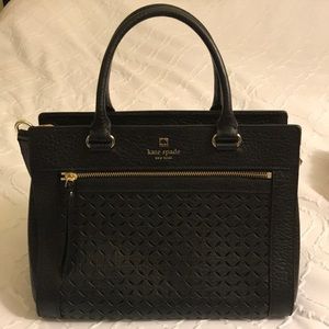 Kate Spade ♠️ Black Leather Shoulder Bag